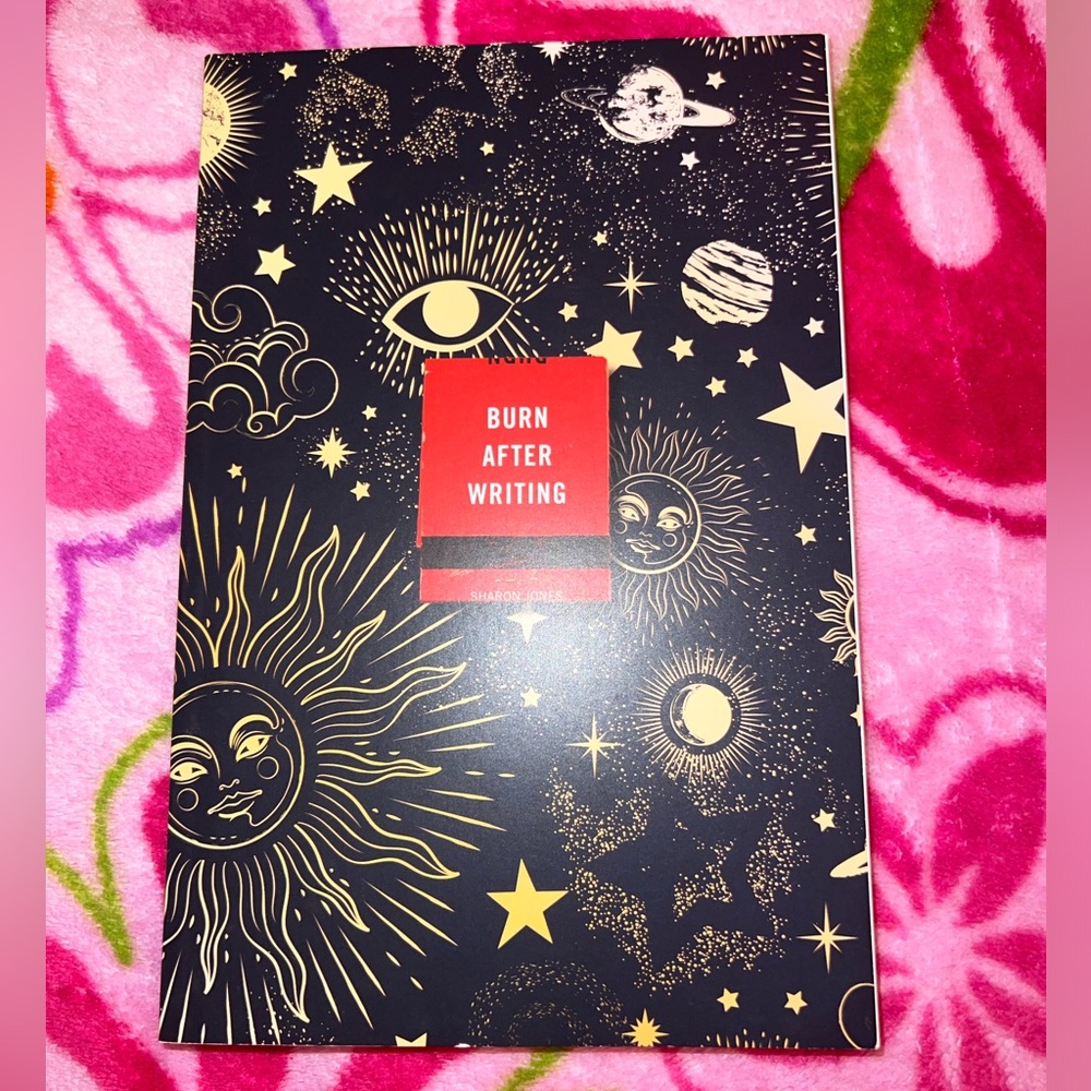 BRAND NEW burn after writing journal